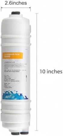 6 Quick-Connect Replacement cartridges, Size 10 x 2.6 inch (0.01 Micron) UF ultrafiltration membranes, Effectively Particles, Suitable Home Water Systems - Image 2