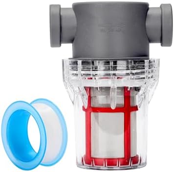 1/2'' Female NPT in-Line Strainer - Garden Hose Filter for High Pressure Washer, Sediment Filter with 200 Mesh Stainless Steel Screen (1/2'' 200 Mesh) by YMYP