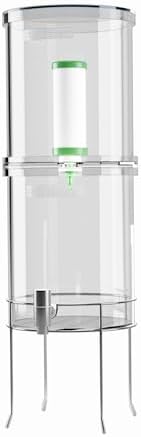 Aqua Sterling Purification System - High Capacity, Clear Gravity-Fed Water Filtration System - Drinking Water Filter System by Dry+Element