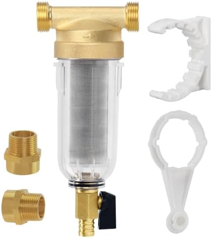 Whole House Spin Down Sediment Water Filter 3/4“, 40 Micron, by Unknown
