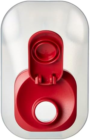GoodCook 1 Quart Bottle with Snap Lock Easy-Pour Lid Set of 2, Clear - Image 6