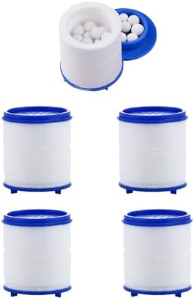 5 Pack Sink Water Faucet Filter Cartridge Replacements,Sink Water Filter Faucet Water Filter, Removes Chlorine Fluoride Heavy Metals,Soften Hard Water by Caoxiong