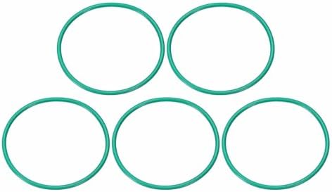 HARFINGTON 5 Pcs Fluorine Rubber O-Rings 59mm OD 54.2mm ID 2.4mm Width Round Sealing O Ring Seal Gasket for Industrial Engines Plumbing Faucet Hose Automotive by HARFINGTON
