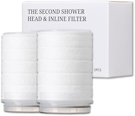 SecondShower Replacement Filter for Second Shower Head | Clinically Proven for Skin Health, NSF Certified Filtration, Patented Technology for High Pressure, Beauty Wellness for Skin & Hair Care by SecondShower