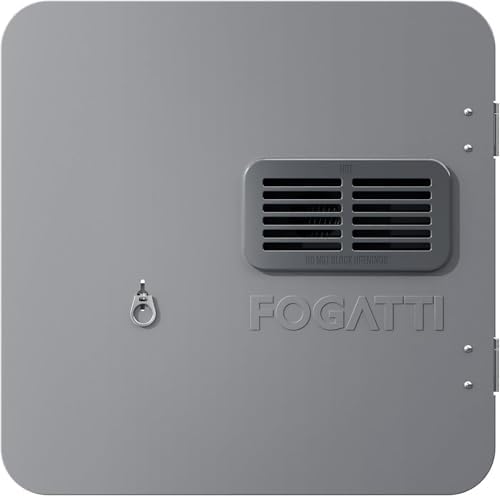 FOGATTI InstaShower Ultra Replacement Door, Gray, 18" x 18" by FOGATTI