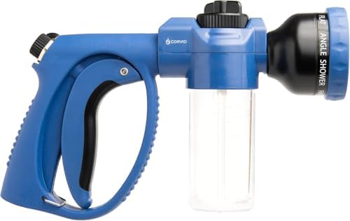 3-Pack Corvid Adjustable Nozzle with Soap Dispenser, 8-Pattern Spray Hose Nozzle for Cleaning Cars, House, and Pets - Lightweight Plastic Design - Image 2