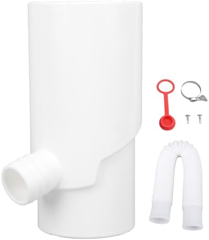 Downspout Rainwater Collection, 8cm Round Residential Downspouts Rain Barrels Diverter Kit Barrels Gutter Diverter for Irrigation and Aquarium (White) by Unknown