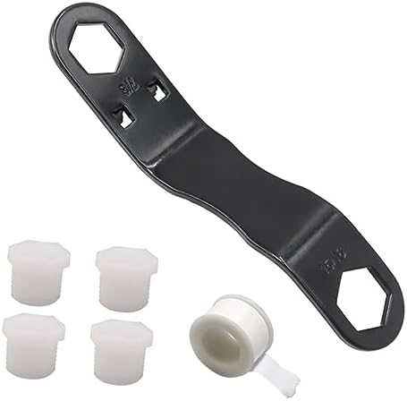 Rv Water Heater Drain Plug Wrench Kit, Angled Steel Tool by PLAFOPE