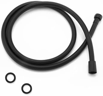 59 Inches Black Shower Hose Replacement PVC by JASYA