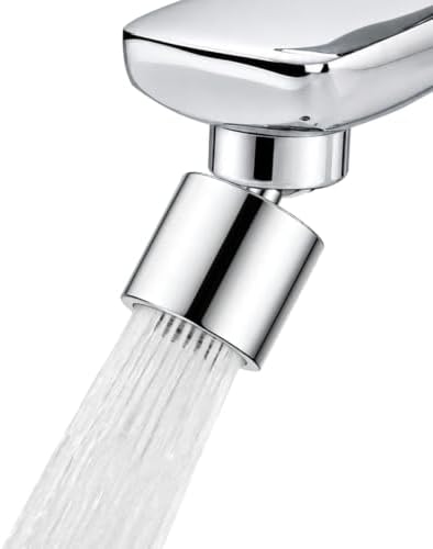 Hibbent NSF/ANSI/CAN 372 Certified Dual-function Faucet Aerator, Chrome by Hibbent
