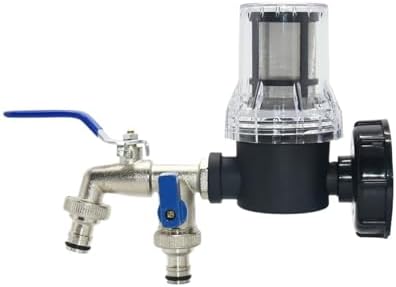 1Pcs IBC Tank Tap Adapter Filter 1/2 3/4 1inch Male Female Threads Water Screen S60 Thread Nipple 1000L Rain Barrel Fitting(3) - Image 6