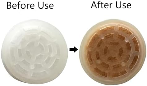 2pcs Shower Head Replacement Filter Cartridge - Chlorine & Flouride Shower Filter and Reduces Dissolved Solids - Hard Water Filter for Water Softener Shower Head - Image 5