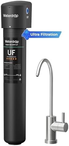 Waterdrop 17UB-UF 0.01 μm Ultra Filtration Under Sink Water Filter System by Waterdrop