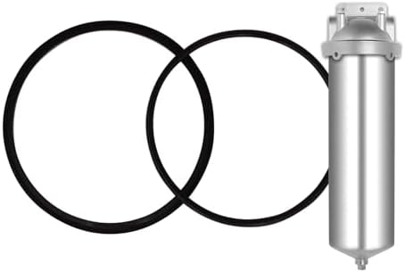 O-Ring Gaskets for Amwater 2.5" OD Water Housing Filters, Diameter 3.3" O.D./3.6" O.D.Black 2 Pcs O-Ring Set by Amwater