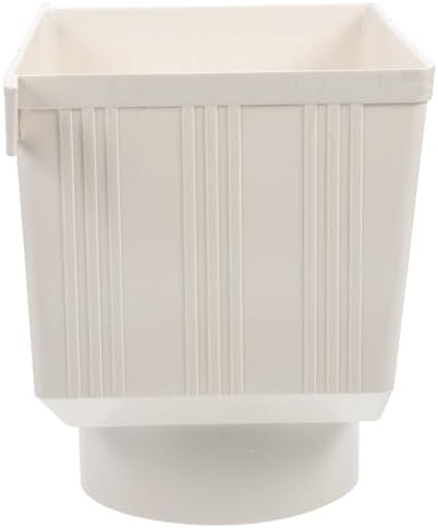 SOLUSTRE Downspout Diverter PVC Rainwater Collection Connector 110mm Gutter Downspout Filter for Rainwater Harvesting System Outdoor Water Drainage by Unknown