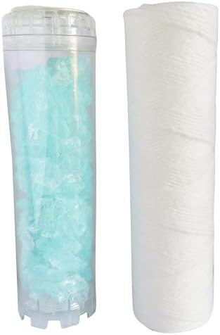 AQUAWATER 105010 Kit Performance-Lot de 2 Cartouches (1 Filtration + 1 anticalc/Corr)-Durée 12m, Plumbing Fixture, Grey by Unknown