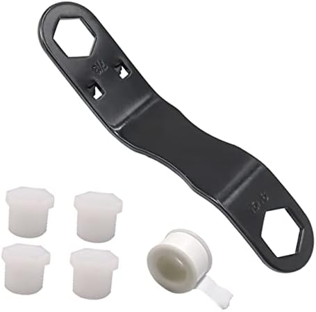 Rv Water Heater 15/16 7/8 Inch Drain Plug Kit with Angled Wrench by GARVALON