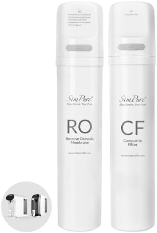 Original SimPure Y7P Series CF+RO Filter Replacement Cartridge, 1*CF+1*RO by SimPure_Water
