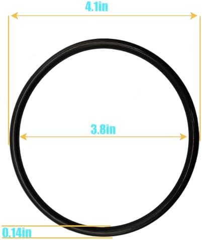 W34-OR 152030 Water Filter O-Ring Replacement for American Plumber,Also Fits for Pentek 151120 Water Filter Housing O-Ring (8/Pack) - Image 3