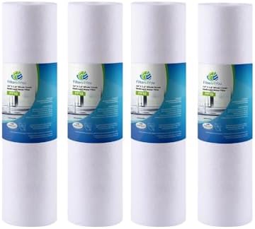 CFS Sediment Water Filters for P5-D, P5A, WFPFC5002, 4 Pack by CompleteFiltrationServices