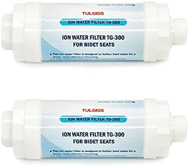 ION Filter TG300 - Premium Bidet Water Filter Set for Electronic Bidet Toilet Seats (2Pieces) by TULGIGS