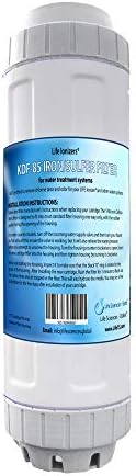 Life Ionizer | Granular Activated Carbon Cartridge Kdf-85 Pre-filter Made in USA by LifeIonizer