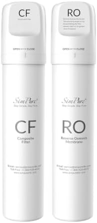Original SimPure Y7T Series CF+RO Filter Replacement Cartridge, 1*CF+1*RO by SimPure_Water