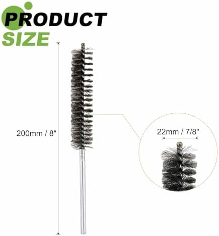 HARFINGTON 4pcs Wire Bore Brush 8 x 7/8" 1/4 Inch Shank Stainless Steel Bristles Cleaning Brush for Clean Car Part Tube Kitchen Garage - Image 2