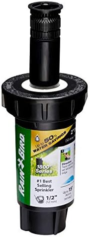 Rain Bird 1802HV15PR PRS HE Professional Pop-Up, Full Circle, 8-15 Feet, 2" by RainBird