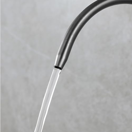 Black Swan Neck Kitchen Sink Water Filter Drinking Water Tap with Swivel Single Cooling - Image 5