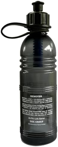ALFA1 Life Saver Nano 32oz/1qt Water Purifier Bottle -Filter for Camping, Hiking/Biking, Backpacking, Survival. Filter Cleans 99.99% of particulates and Other Matter for up to 130 gallons of Water. - Image 3