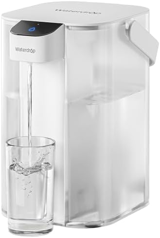 Waterdrop ED01W Electric Water Filter Pitcher, NSF/ANSI 42&53&401&372,White by Waterdrop