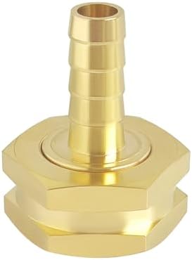 Hooshing 2PCS Garden Hose Swivel Adapter 3/8" Barb x 3/4" GHT Female Thread - Image 5