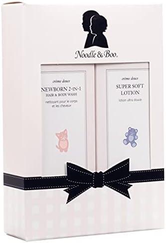 Noodle & Boo Bundle of Joy Newborn Baby Gift Set ; Newborn 2-in-1 Hair & Body Wash, Super Soft Baby Lotion by Unknown