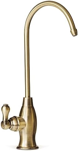 iSpring GK1-AB Reverse Osmosis Drinking Water Faucet, High Spout RO Faucet for Under Sink Water Filtration Systems,Antique Brass by iSpring