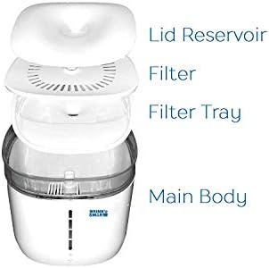 Drinksmart Pet Water Fountain- Smart App Controlled Water Dispenser for Dogs and Cats- Remote Control- Water Level Monitor and Alert- 70 Oz. 2 L Capacity- Super Quiet- Sleek Design- By Felix & Fido - Image 4