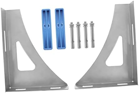 Stainless Steel Water Heater Wall Bracket 1 Pair for Masonry Walls by Mikikit