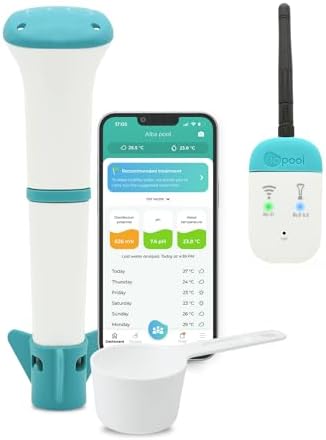 iopool Smart Water Monitor - Works for Chlorine & Bromine Pools, Hot Tubs, & Swim Spas - Gives Precise Dosage recommendations. by Iopoolcom