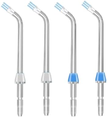 4pcs Replacement Dental Plaque Seeker Tips for Waterpik Water Flosser and Other Brand Oral Irrigator, Replacement Heads for Waterpik by Tuchaolan