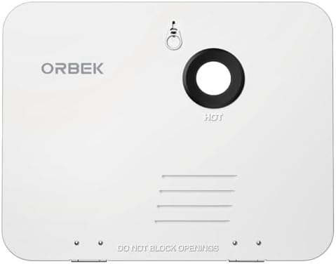 ORBEK 15 x 18 in RV Tankless Water Heater Door Kit, White by ORBEKTanklessWaterHeater