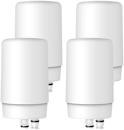 Waterdrop Faucet Water Filter Replacement for Brita® Faucet Filter, 4 Pack by Waterdrop