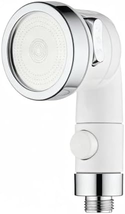 White Sink Faucet Sprayer Attachment - Salon Shampoo Bowl Spray Head, Pedicure Chair Shower Head With Stop Water-saving Function, Adjustable Handheld Sprayer for Salon & Spa Chairs by Qusmeiyici