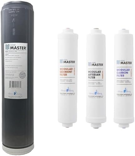 Home Master CFKDF85GCC-20BB Replacement Filter, Fits Big Blue, 20" x 4.5" Heavy duty & ISetTMA8 Artesian And HydroGardener Replacement Water Filter Change Set, White by Unknown