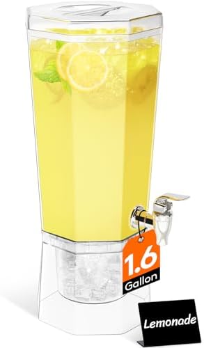 Lifewit 1.6 Gallon Drink Dispenser for Party with Leak-Proof Spigot, 1 Pc by Lifewit