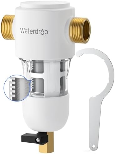 Waterdrop PF01 Spin Down Sediment Filter, 50/200 Micron by Waterdrop