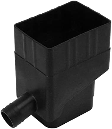 Cyrank Rainwater Collection System, Gutter Downspout Diverter Rain Diverter Kit Rainwater Downspout Collection for Outdoor Garden Lawn (Black) - Image 7