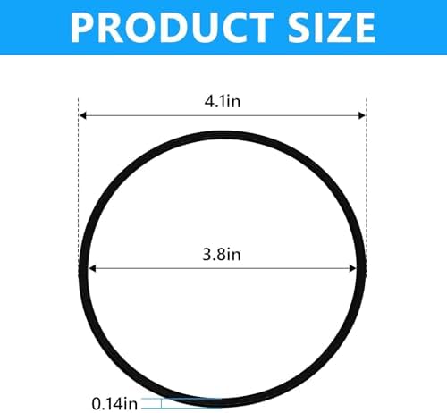 4 Pack 151120 OR-34 Water Filter Rubber O-Ring,Replacement Sealing Gasket - Image 2