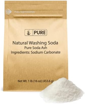 PURE ORIGINAL INGREDIENTS, Washing Soda, 1 Lb by PureSupplements