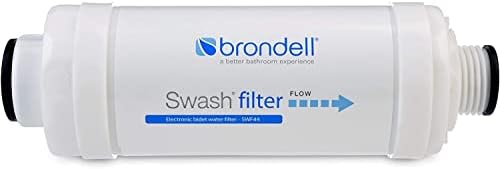 Brondell SWF44 Swash Bidet Filter, Premium Carbon Water Filtration System for Electric Bidet Toilet Seats, Lasts Up to 6 Months by Brondell