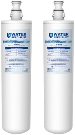 Waterspecialist 3US-PF01 3US-MAX-F01 Under Sink Water Filter, 2 Pack by Waterspecialist